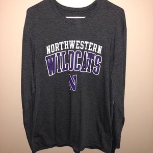 Northwestern Wildcats LONGSLEEVE tee ~ size L